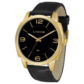 Relogio Lince Masculino Mrc4543L P2Px Dourado Couro