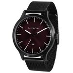 Relogio Lince Masculino Mrn4602S W1Px Aço Preto Analogico