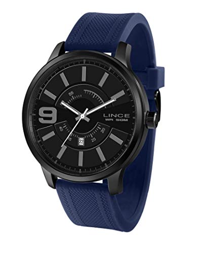 Relógio Lince Masculino Mrph094s P2dx com Pulseira Silicone Azul