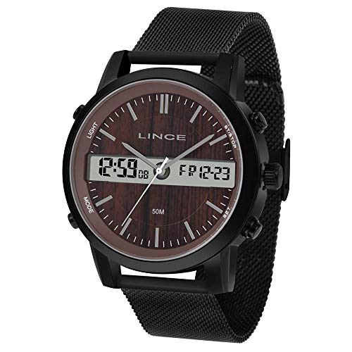 Relógio Lince Masculino Ref: Man4489s N1px Anadigi Black