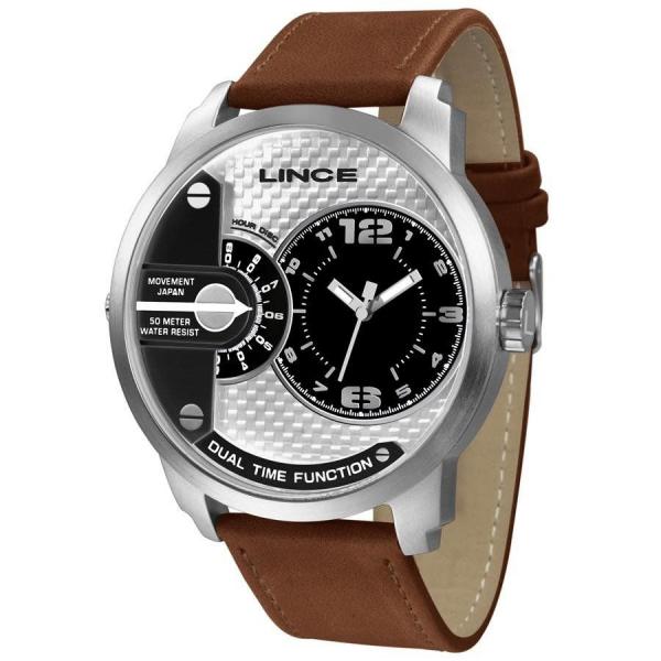 Relógio Lince Masculino Ref: Mrch080s P2nx Big Case Prateado