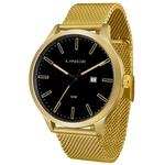 Relógio Lince Masculino Ref: Mrg4494s P1kx Mesh Dourado