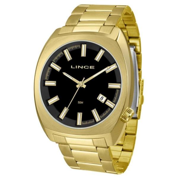 Relógio Lince Masculino Ref: Mrg4584s P1kx Casual Dourado