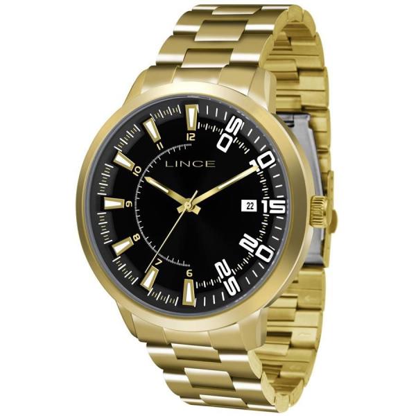 Relógio Lince Masculino Ref: Mrg4353s P2kx Casual Dourado
