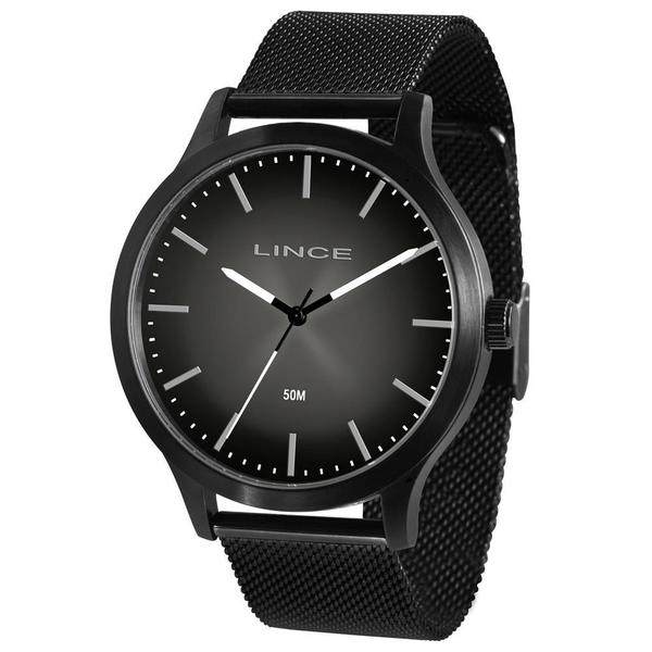 Relógio Lince Masculino Ref: Mrn4602l G1px Mesh Black