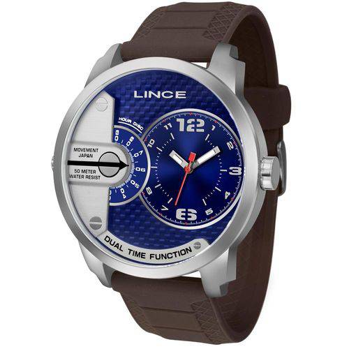 Relógio Lince Masculino Ref: Mrph049s D2mx Big Case Prateado