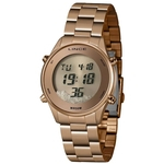 Relógio Lince SDR4638L RXRX Digital feminino rosé mostrador rosé