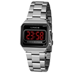 Relógio Lince Unissex Digital Prateado MDM4645L PXSX