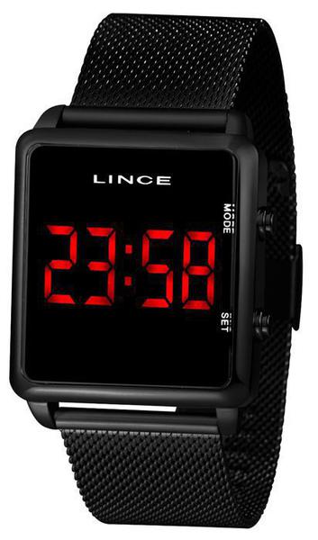 Relógio Lince Unissex Digital Preto MDN4596L PXPX