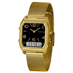 Relógio Lince Urban Dourado Anadigi LAGH118LP2KX