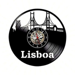 Relógio Lisboa Cidades Países Portugual Europa Vinil LP