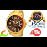 Relógio Luxo Condor Masculino Dourado e Preto CO2115