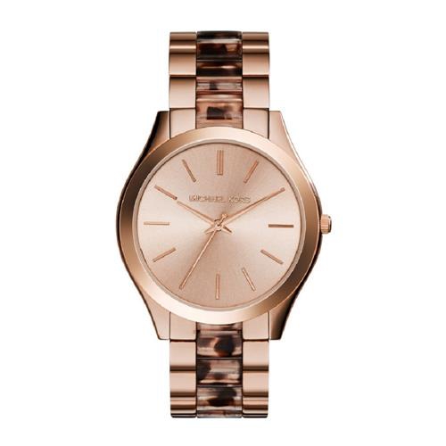 Relógio Luxo Michael Kors Mk4301 Anal Rosé Tortoise