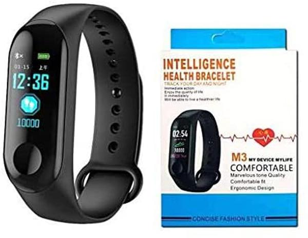 Relogio M3 Pulseira Inteligente Smartband Smartwatch Pressão Art. e Batimentos Cardíacos, Esportes - Rts