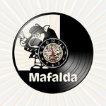 Relógio Mafalda Desenhos Filmes Series TV Nerd Geek Vinil LP