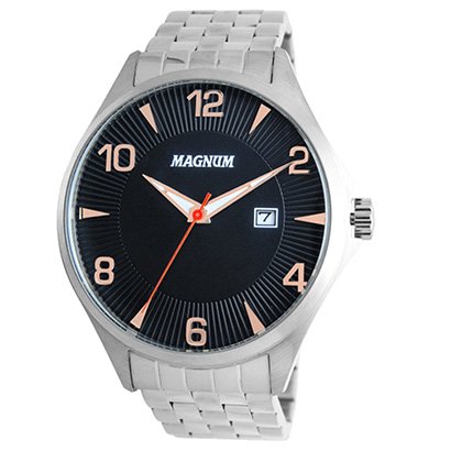 Relógio Magnum Sports MA34843P Quartz Pulseira de Couro Marrom em
