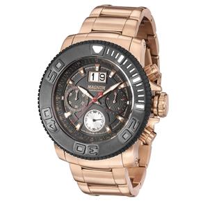 Relógio Magnum Chronograph Masculino MA33264P. Analógico. Calendário, Cronógrafo e Taquímetro. Resistente Á Água 100M