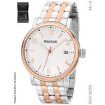 Relógio Magnum Kit Masculino Prata com Pulseira Ma21955d