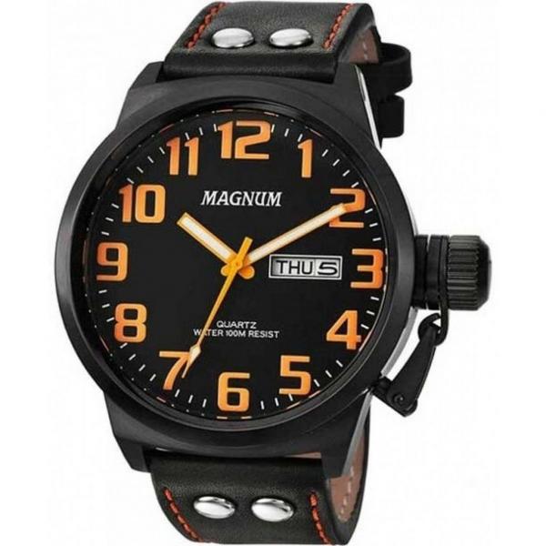 Relógio Magnum Masculino Analógico Couro Ma32952j