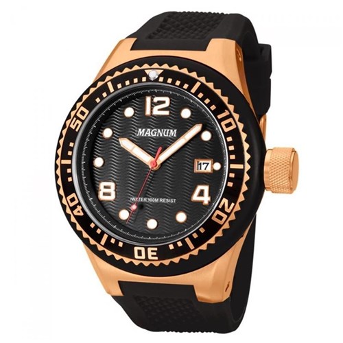 Relógio Magnum Masculino com Caixa Bronze - Ma34021p