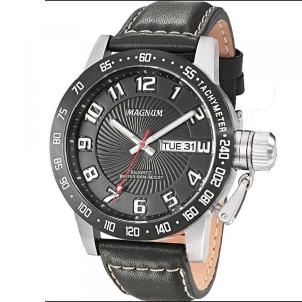 Relógio Magnum Masculino Sports MA34414D Pulseira Borracha