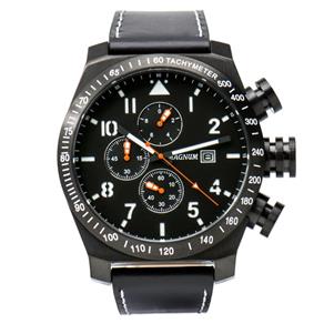 Relógio Couro Magnum MA34932O Prata/Marrom - Compre Agora