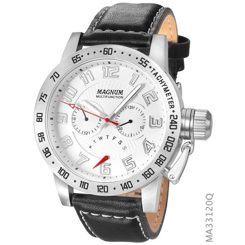 Relógio Magnum Masculino Fundo Branco Ma33120q
