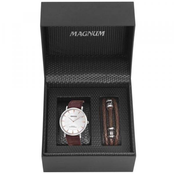 Relógio Magnum Masculino Kit com Pulseira Ma21900d - Magnun