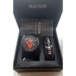 Relógio Magnum Masculino Kit com Pulseira Ma34334z