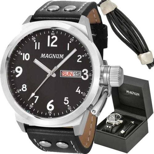 Kit Relógio Magnum Masculino MA33737C + Pulseira. - Relógios NextTime