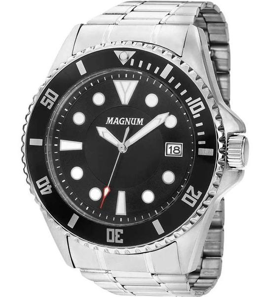 Relógio Magnum Masculino MA33059T Pulseira Aço