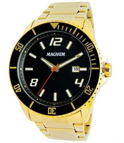 Relógio Magnum Masculino Ma33077u Ouro Garantia Dourado