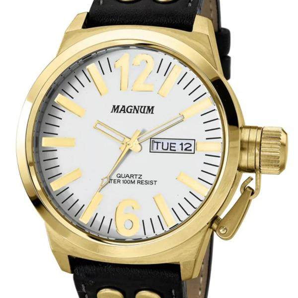 Relógio Magnum Masculino MA31524B Military Prateado