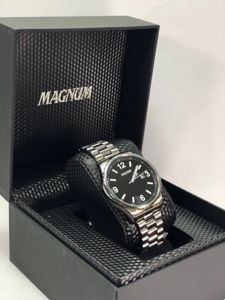 Relógio Magnum Masculino Ma31364t Casual Prata Social
