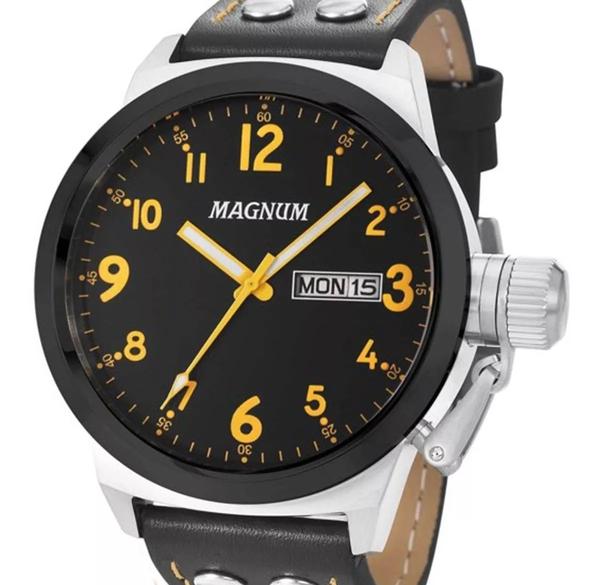 Relógio Magnum Masculino Ma32774j Calendário