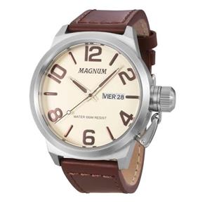 Relógio Magnum Masculino - Ma33399e Casual Prateado