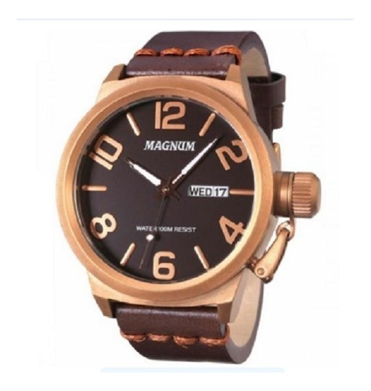 Relógio Magnum Sports MA33504J Quartz Preto Pulseira de Borracha