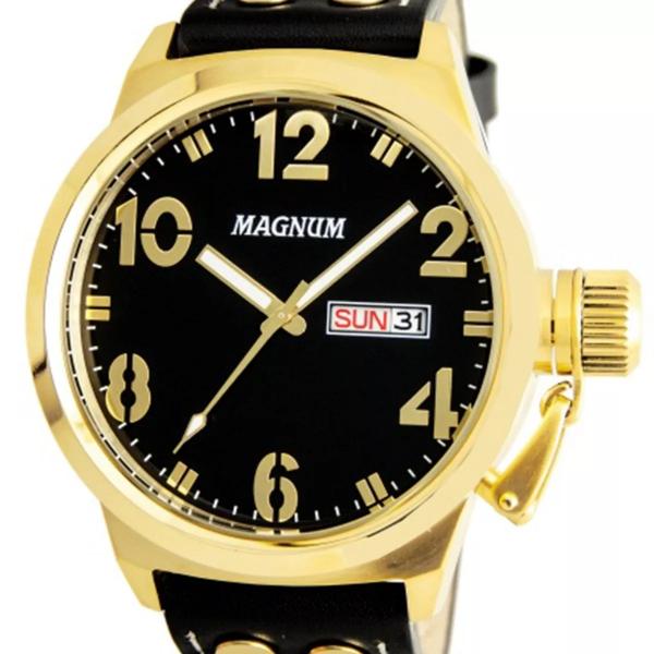 Relógio Magnum Masculino Military Ma32783u Dourado