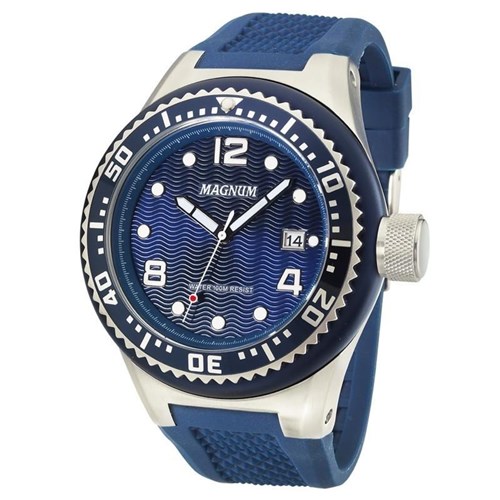 Relógio Magnum Masculino na Cor Azul - Ma34021f