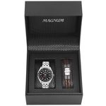 Relógio Magnum Masculino Ref: Ma32176c Prateado + Pulseira