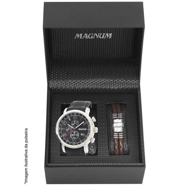 Relógio Magnum Masculino Ref: Ma34334c Cronógrafo + Pulseira