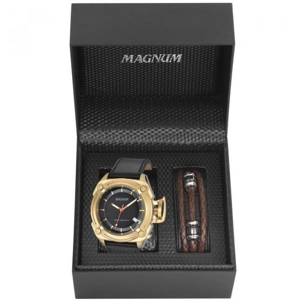 Relógio Magnum Masculino Ref: Ma34503c Dourado + Pulseira