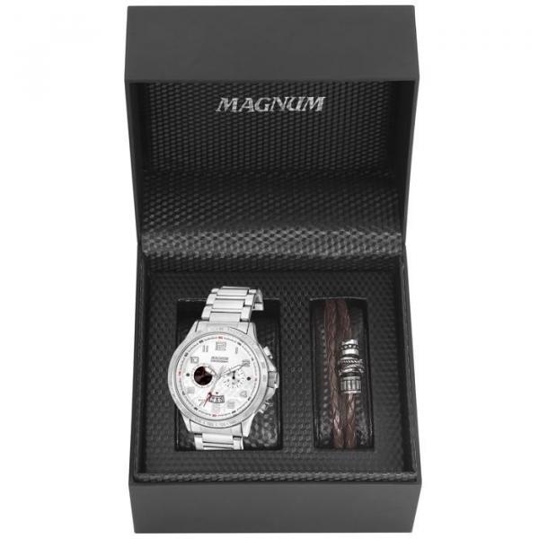 Relógio Magnum Masculino Ref: MA32505I Cronógrafo + Pulseira