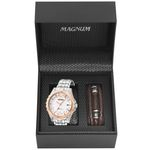 Relógio Magnum Masculino Ref: Ma32363d Prateado + Pulseira