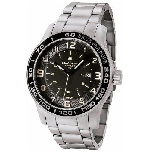 Relógio Magnum Masculino Preto Couro Ma32952j em Promoção na Americanas