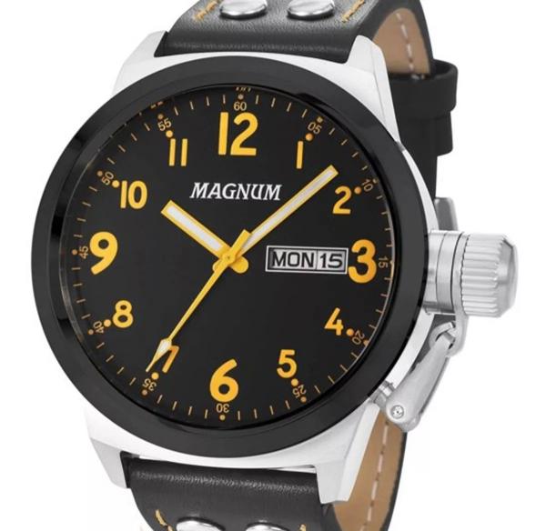 Relógio Magnum Military Masculino Ma32774j Prateada