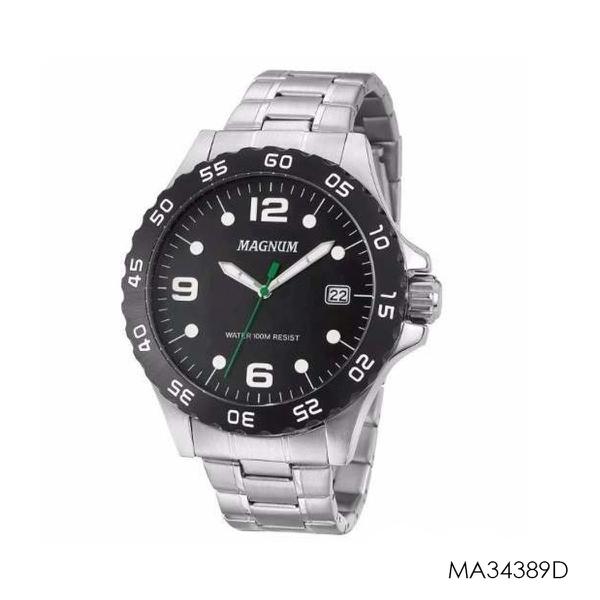 Relógio Magnum Prata Ma34389d