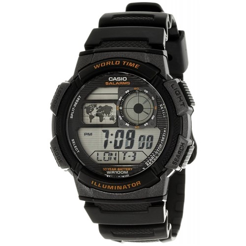 Relógio Masc. Sportivo Digital Grafit/PT Casio AE-1000W-1AV