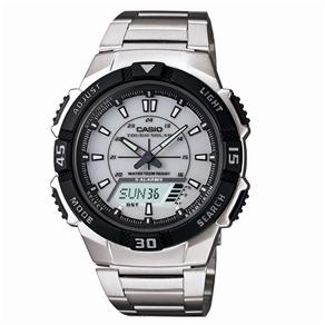 Relógio Masculino Anadigi Casio AQ-S800WD-7EVDF - Prateado