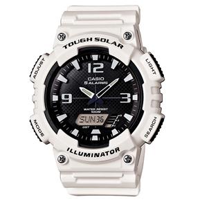 Relógio Masculino Anadigi Casio AQS810WC7AVDF - Branco